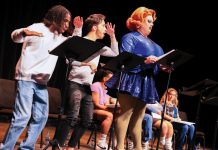 Finding the light: Out Front Theatre leans into queer joy A recent workshop performance of Trick! The Musical, which opens at Out Front Theatre on May 1.