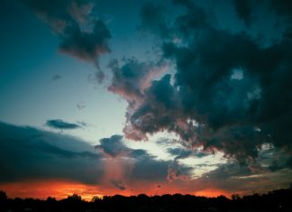 Is Atlanta a climate haven? sunset over the horizon