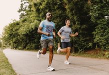 I went for a Peachtree Road Race training run with Senator Raphael Warnock Writer Xavier Stevens, and Senator Raphael Warnock run along Eastside Beltline Trail together.