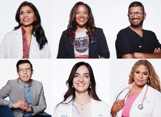 Atlanta’s top doctors tell us about their inspirations, most memorable patients, and the greatest challenge they face in medicine A headshot grid of six of Atlanta's top doctors