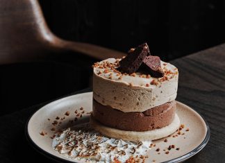 Osteria Olio’s decadent chocolate semifreddo is a dessert lover’s dream