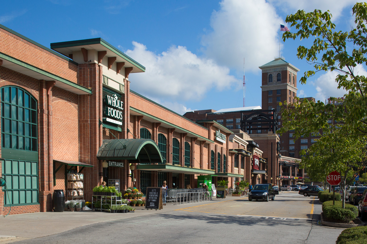 the outside of Whole Foods at Midtown Place