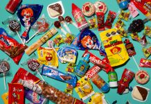 Spice up your Halloween—literally—with Mexican candy Dozens of colorful Mexican candies spread out on a blue backdrop