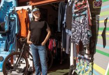 Secondwind Gear Shop has you covered from Blue Ridge to the Beltline Co-owner Jason Seagle outside his gear-packed storefront
