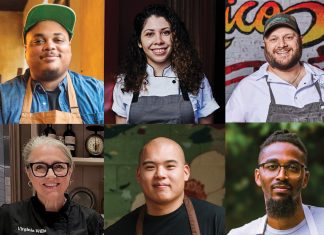 We asked 6 top local chefs: Which Atlanta dish do you wish you created? clockwise from top left: chefs Robert Butts, Claudia Martinez, Arnaldo Castillo, Virginia Willis, Parnass Savang, and Demetrius Brown
