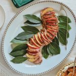 Apple Butter Roast Pork Tenderloin Crostini