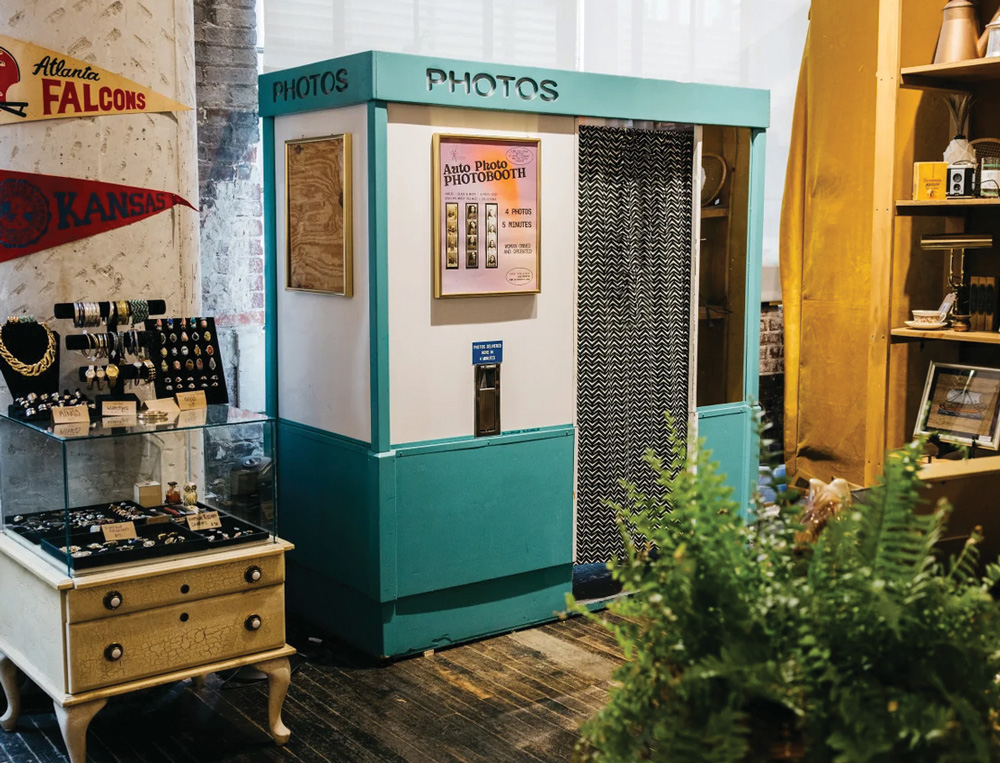 The Autophoto booth at Citizen Supply in Ponce City Market