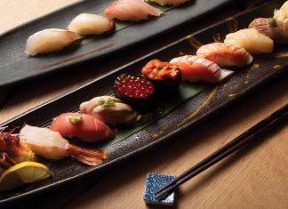 Review: Nakato’s $2.4 million renovation gives it a fresh revamp to match its fresh menu Assorted nigiri on the salvaged wood bar at Nakato