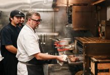 Esteemed Atlanta chef Shaun Doty brings culinary cred to Barnsley Resort in northwest Georgia Doty searing steaks on the Josper charcoal grill