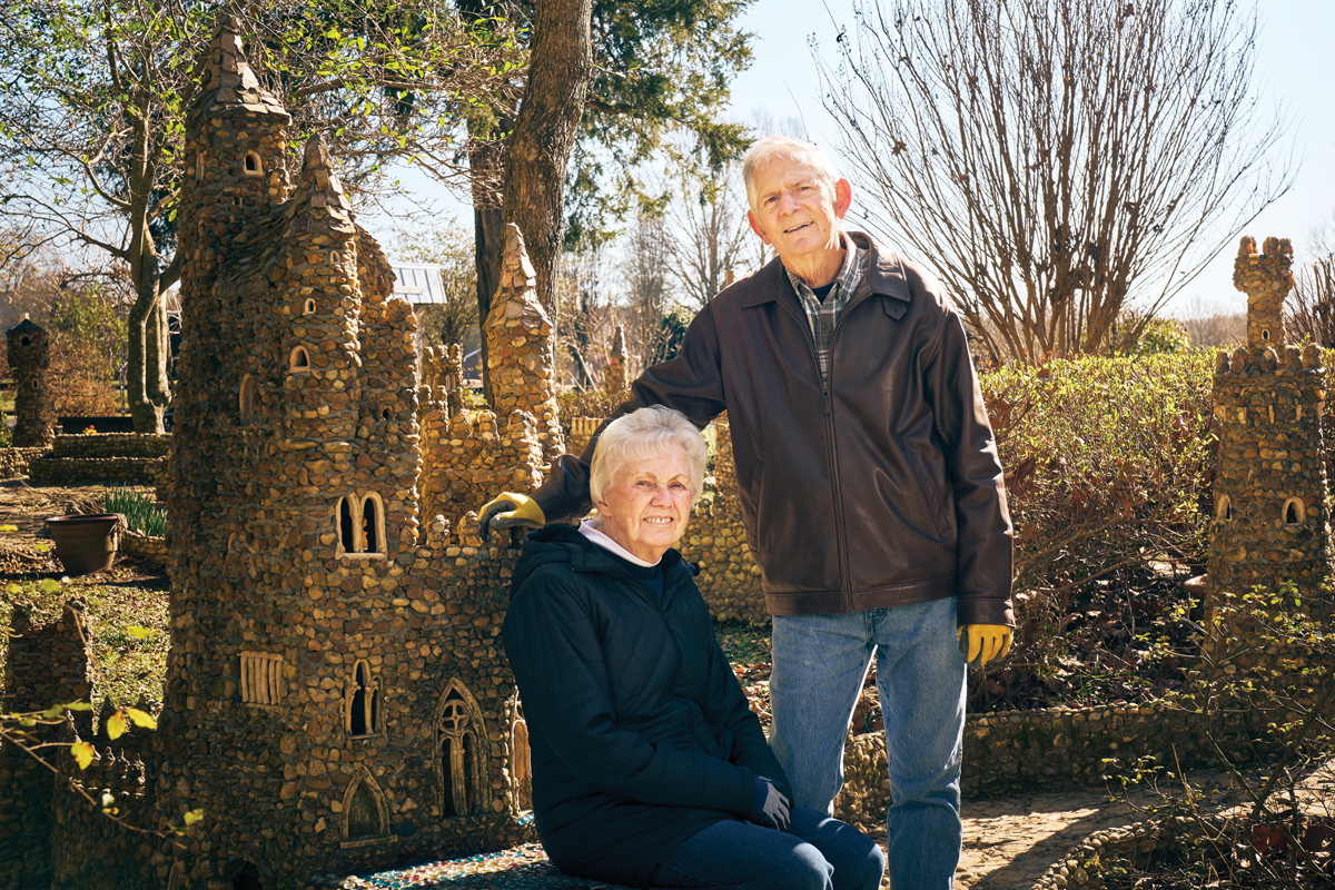 Mike and Jan Miller, Caretakers for Calhoun Rock Garden