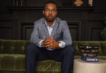 Renegade Golf CEO Kenneth Duncan sits with his hands together