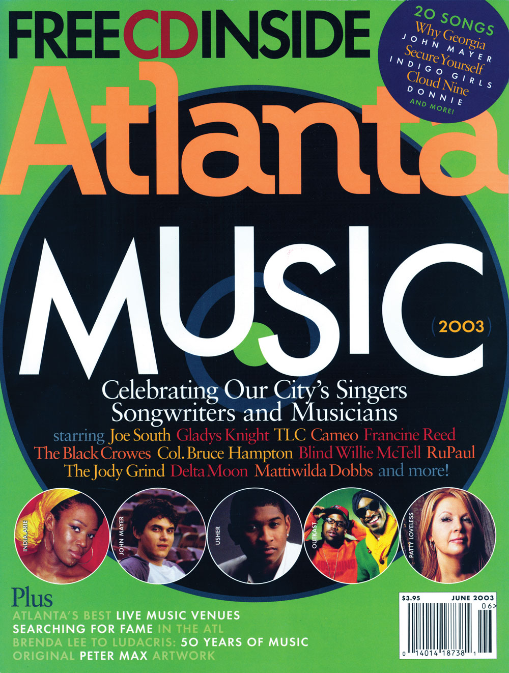 Atlanta Magazine June 2003 cover