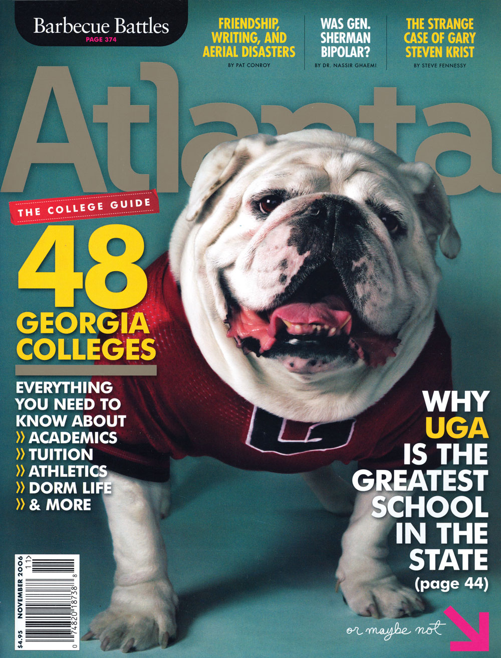 Atlanta Magazine November 2006 cover