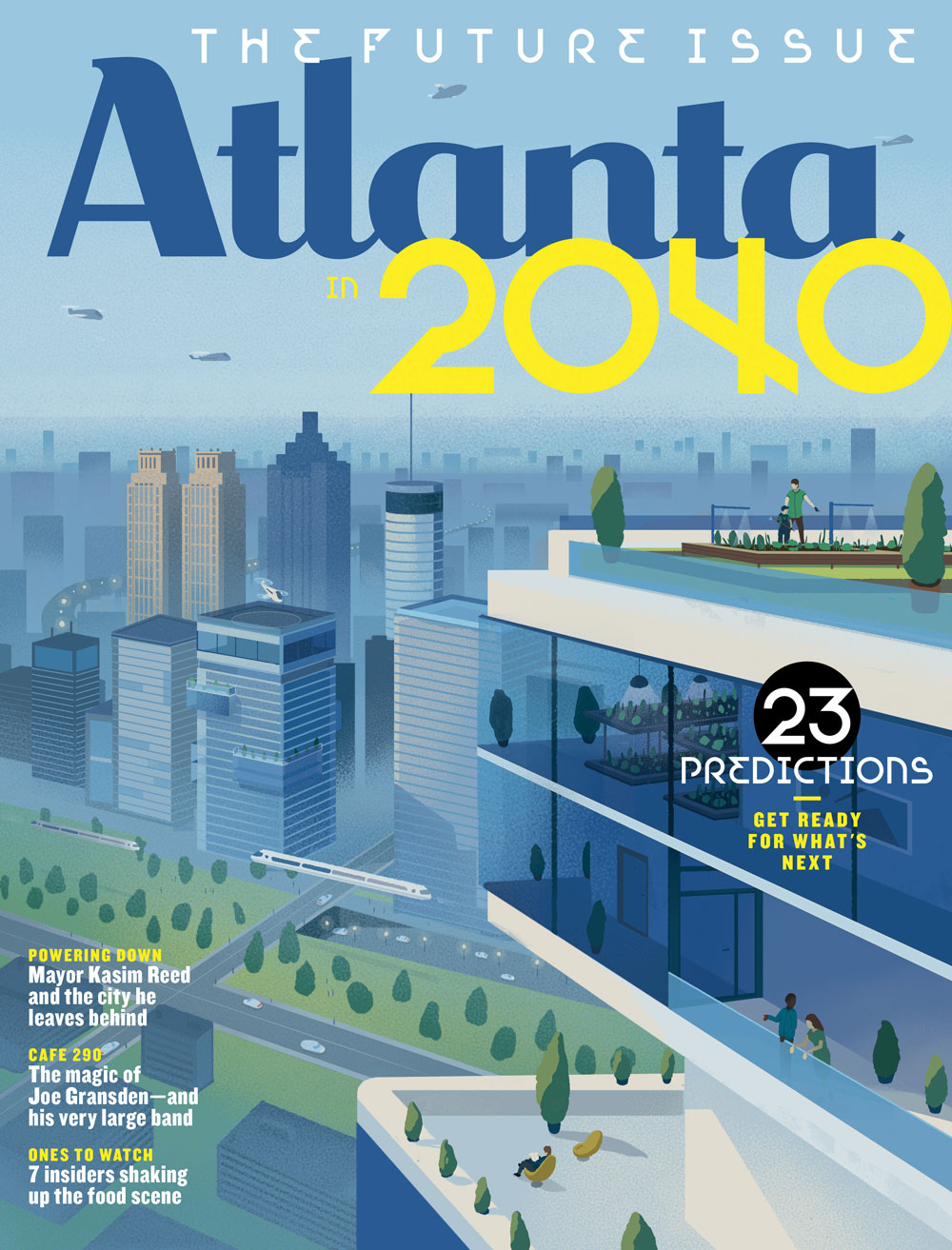 Atlanta Magazine January 2018 cover
