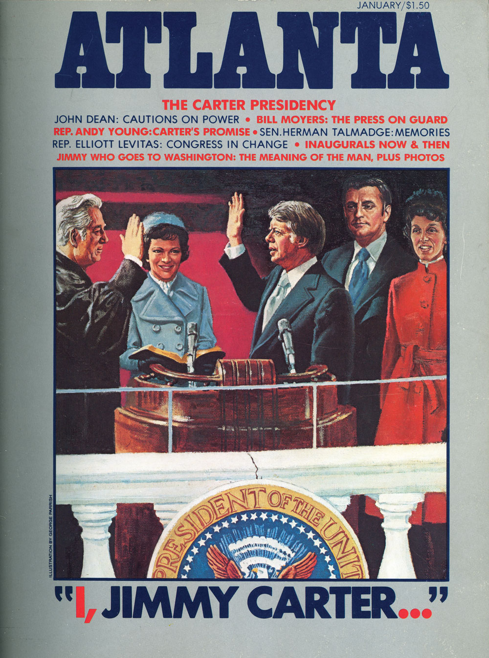 Atlanta Magazine January 1977 cover