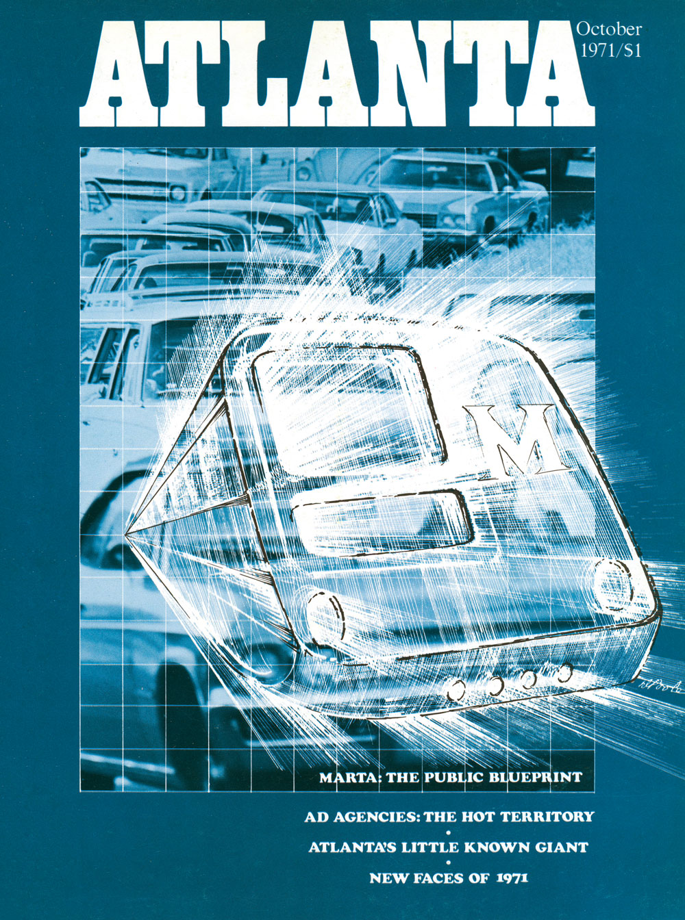 Atlanta Magazine October 1971 cover