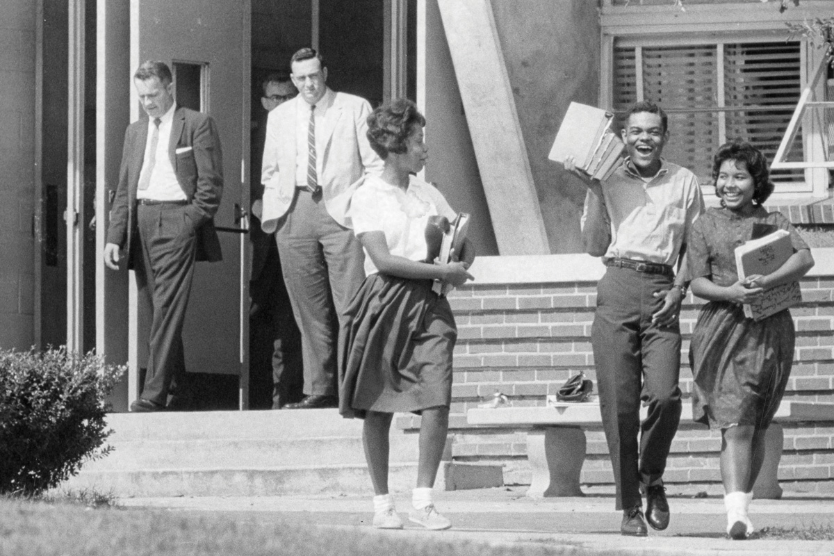 Atlanta nine students Willie Jean Black, Arthur Simmons, and Donita Gaines