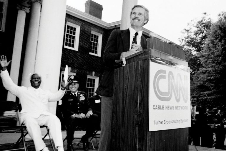 Ted Turner at CNN’s 1980 Launch