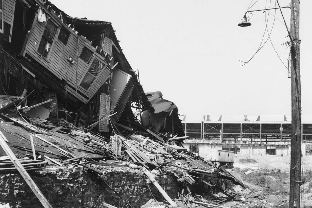 Buttermilk Bottom demolition in 1965
