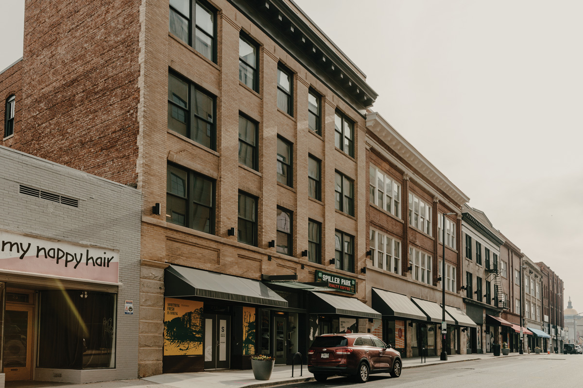 Present-day south downtown