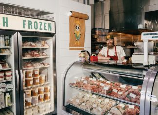 6 Atlanta butcher shops are meating the need Butcher Stephen Wagner keeps the cases filled at Kinship Butcher & Sundry in Virginia Highland.