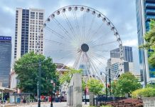 The Olympics changed downtown. What will the World Cup leave behind? The SkyView ferris wheel in downtown Atlanta