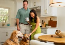 Can young Atlantans still afford to buy a home? Patrick and Allison Liber with thier two golden retrievers