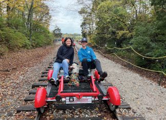 This railbike ride is one of the best ways to experience Kentucky’s horse country