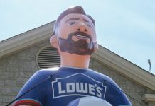Inflatable Messi decorations invade Atlanta in advance of the World Cup