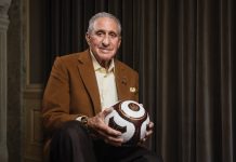 How Arthur Blank helped make Mercedes-Benz Stadium the ideal venue for the World Cup Arthur Blank holds an Atlanta United soccer ball
