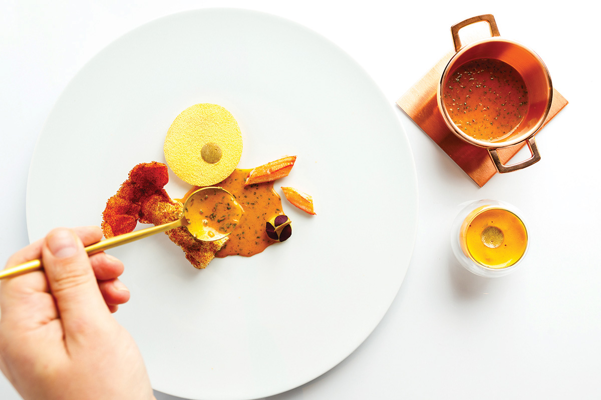a dish from the restaurand Atlas