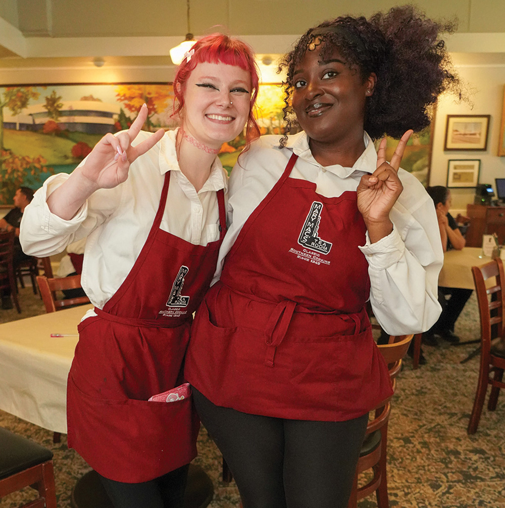two employees from Mary Mac’s Tea Room