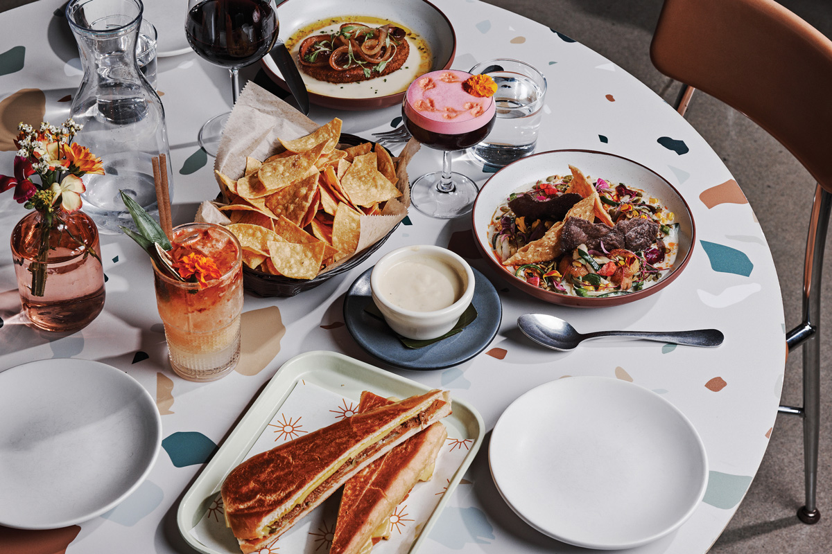 dishes from La Semilla