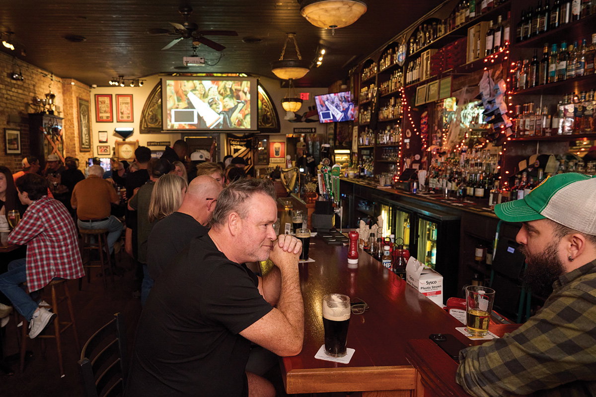 the inside of O’Sullivans Irish Pub
