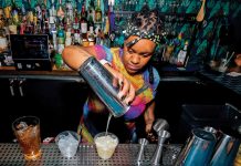 Atlanta’s pop-up bars offer a glimpse into the city’s drinking future Girl Bar collaborator Anastasia Cooper pours mezcal sippers at Banshee