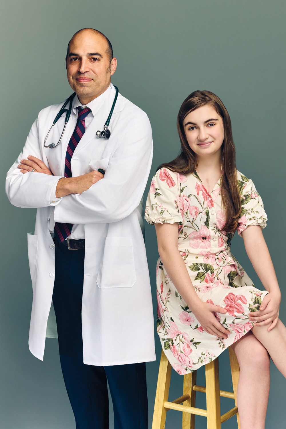 Children's Healthcare of Atlanta Cardiologist Glen J. Iannucci and 15-year-old heart transplant recipient Slohn Walsh