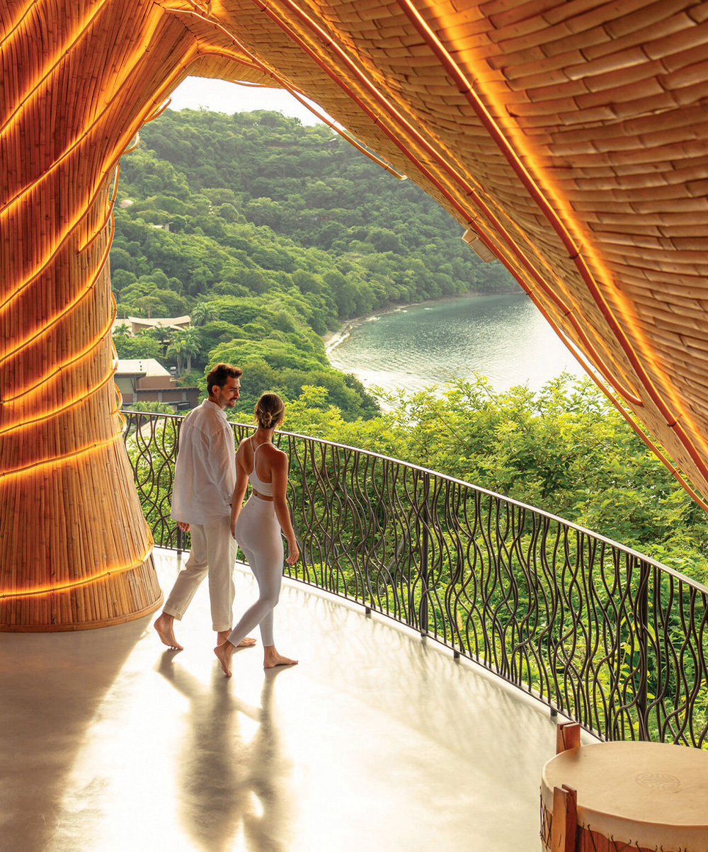 The wellness shala panoramic views of the Pacific Ocean