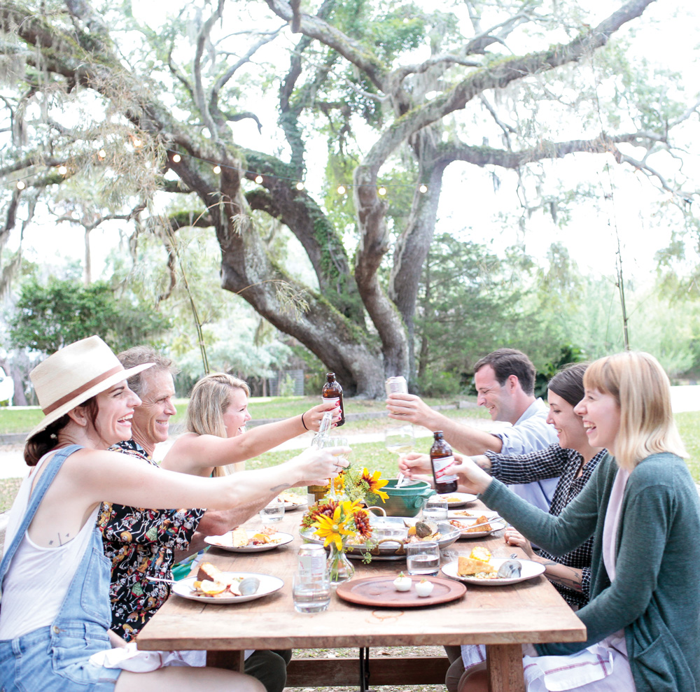 Greyfield’s guests enjoy meals incorporating produce from the inn’s garden