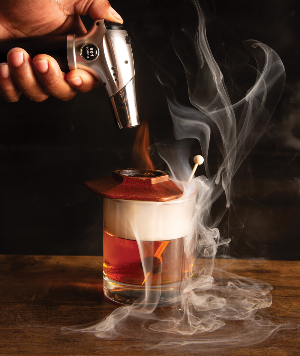 419 Fashioned, a smoky riff on an old fashioned