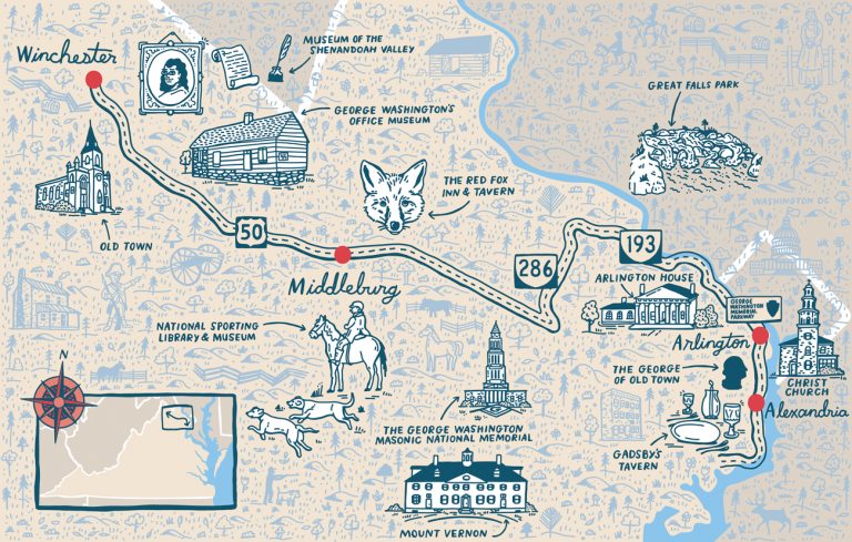 Follow in the footsteps of George Washington on this Northern Virginia road trip
