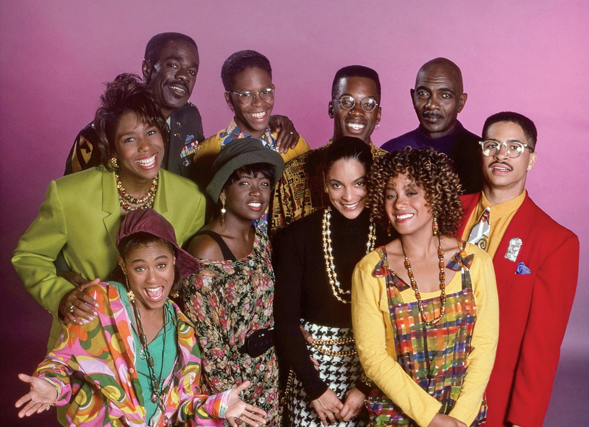The season five cast (1991–1992) Left to right, back row: Glynn Turman, Cory Tyler, Kadeem Hardison, Lou Myers; front row: Dawnn Lewis, Jada Pinkett Smith, Charnele Brown, Jasmine Guy, Cree Summer, Darryl M. Bell