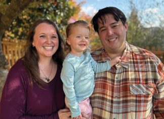 Cure Childhood Cancer is changing the fight with precision medicine Maeve Ross (middle), three years old and thriving, with her parents