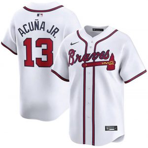 the front and back of the Braves #13 jersey
