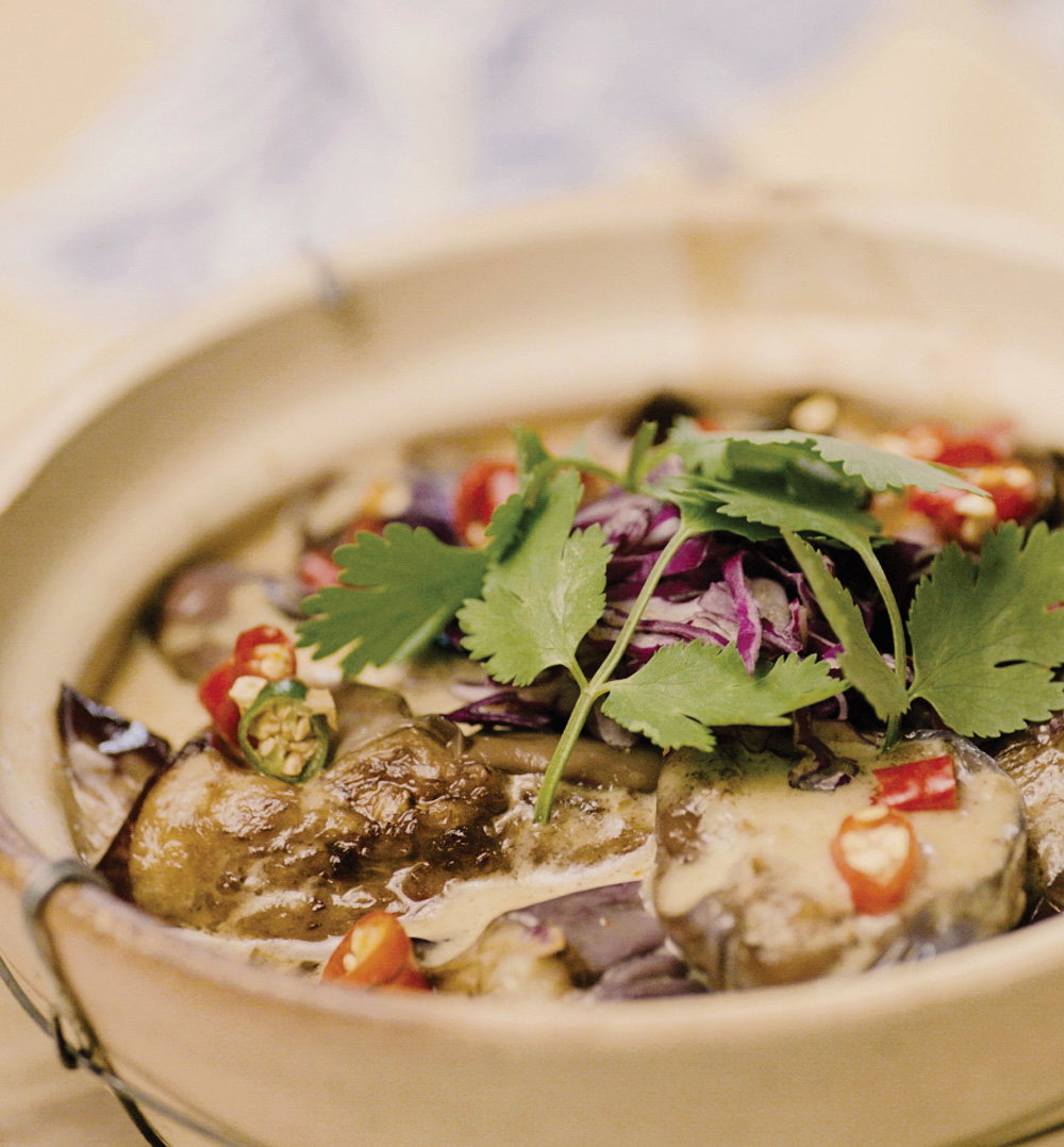Kamayan’s Ginataang Talong (eggplant coconut curry)