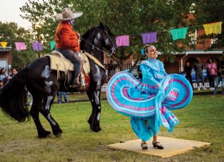 6 Atlanta Neighborhoods Where Community is Key: Hapeville Día de Muertos Celebration with dancers and horse riding