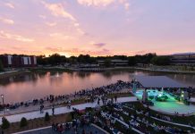6 Atlanta Neighborhoods Where Community is Key: Johns Creek Boardwalk at Town Center