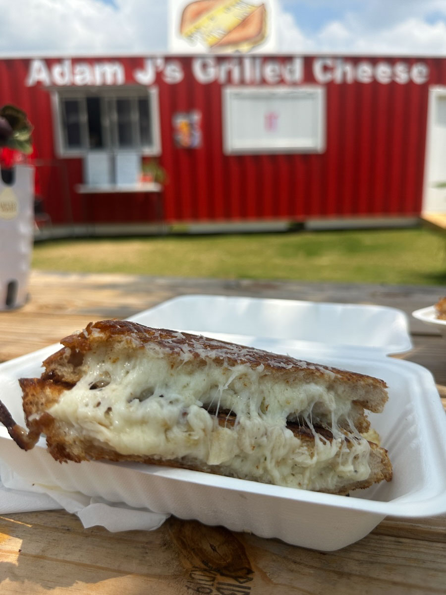 Located in a shipping container at Pittsburgh Yards, Adam J’s Grilled Cheese brings nostalgic comfort off the BeltLine