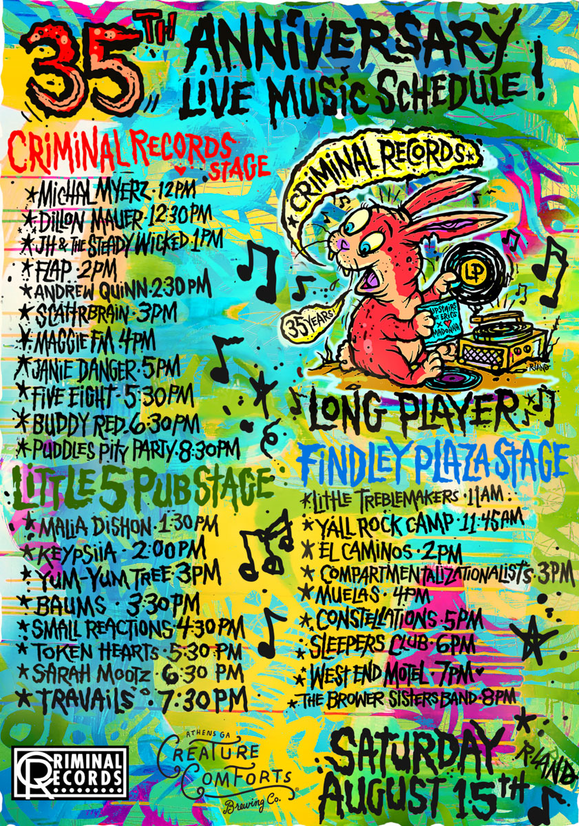 Criminal Records celebrates 35 years with a free block party