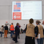 Votes are counted in Fulton County during the 2024 presidential election