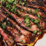 Atlanta’s 10 Best Steakhouses: KR SteakBar Strips of signature steak covered in cilantro